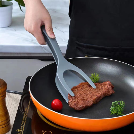 2-i-1 Grepp- och Vändspatelångar | Mångsidiga Non-Stick