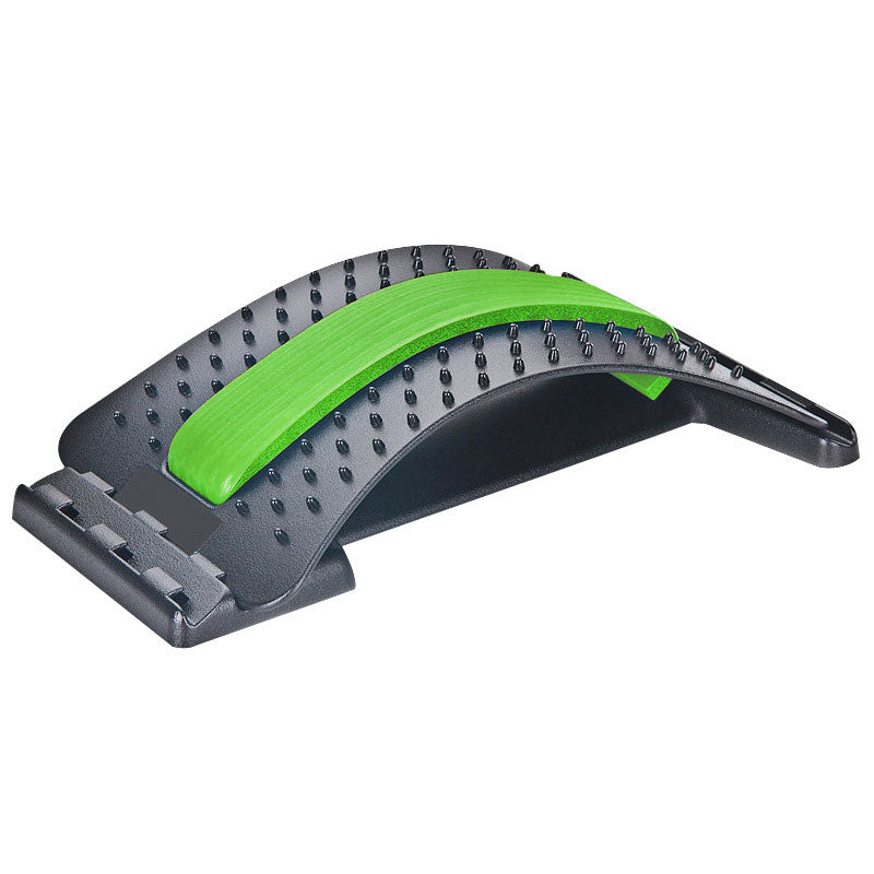 Ergonomisk ländryggssträckare och ryggmassagerare