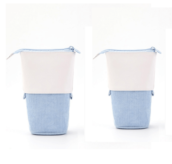 Multifunctional Corduroy Retractable Pencil Case