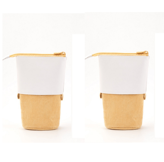 Multifunctional Corduroy Retractable Pencil Case