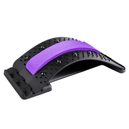 Ergonomisk ländryggssträckare och ryggmassagerare