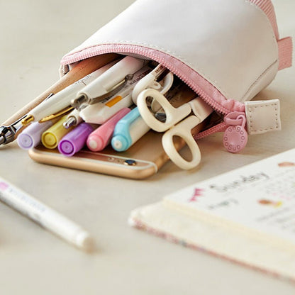 Multifunctional Corduroy Retractable Pencil Case