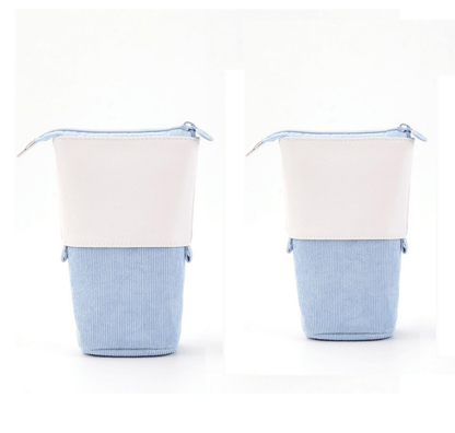 Multifunctional Corduroy Retractable Pencil Case