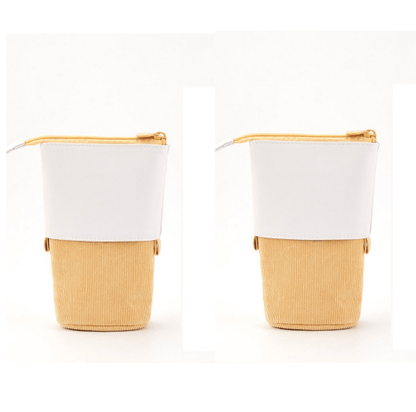 Multifunctional Corduroy Retractable Pencil Case